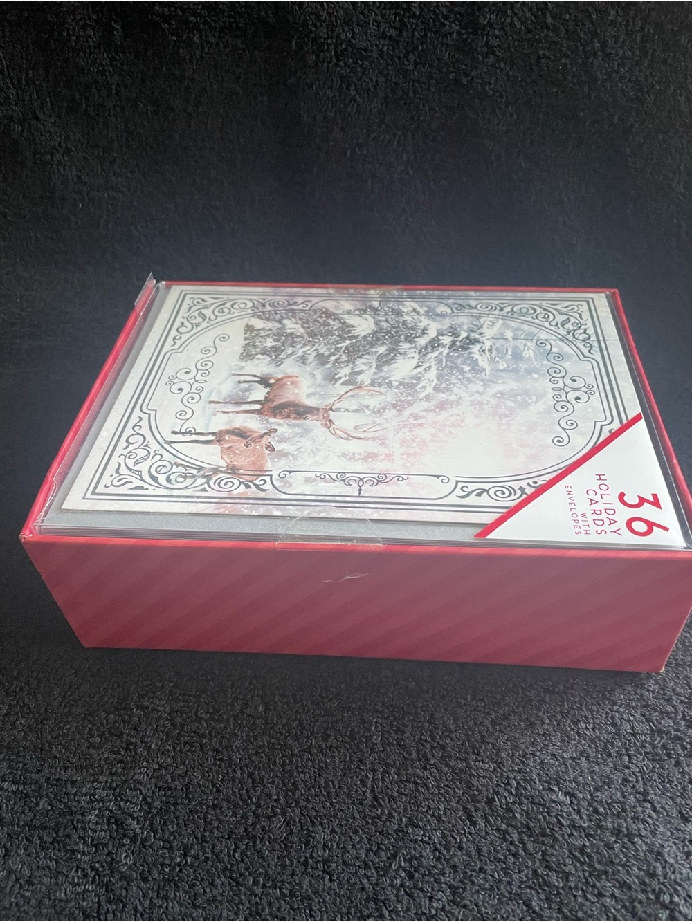 New Holiday Deer Cards Boxed Set - 36 Holiday Cards with Envelopes - Picture 4 of 5